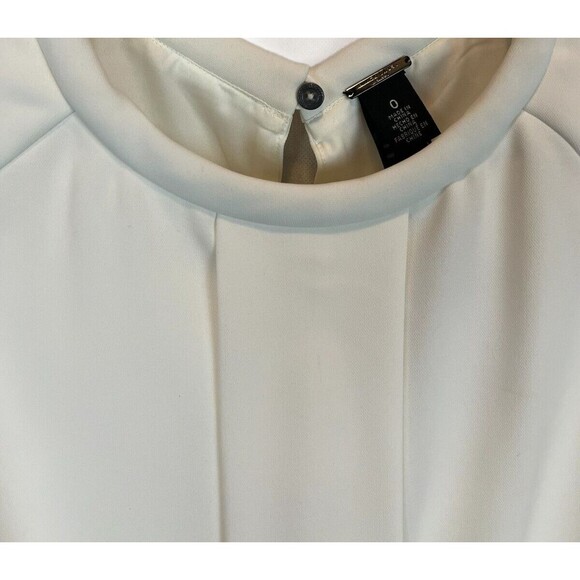 Chico's Black Label Simple Seamed Layer Tank  Size S  NWT  Ecru Shell  Office - Picture 5 of 11